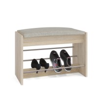 Прихожая Сокол ТП-5 тумба для обуви с мягким сиденьем, цвет дуб сонома, ШхГхВ 60х28х44 см.