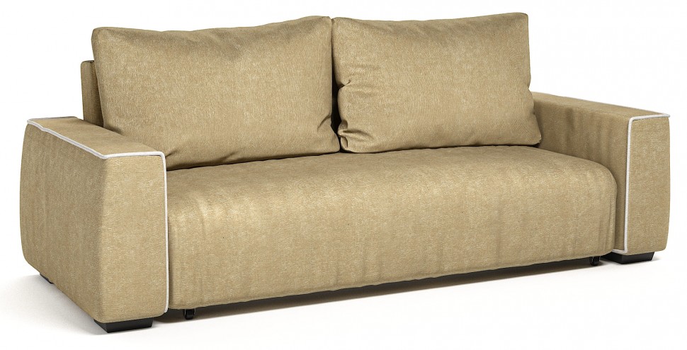 Диван прямой Токио еврокнижка бежевый велюр