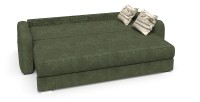 Диван еврокнижка Вендор зеленый велюр