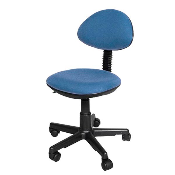 ЭКСПОЗИЦИЯ Кресло Стар ткань, цвет голубой, БЕЗ подлокотников