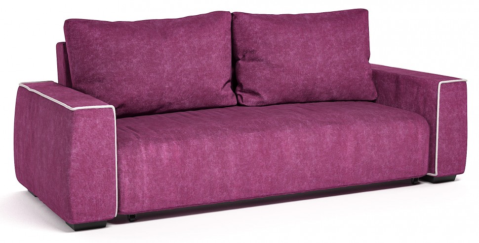 Диван прямой Токио еврокнижка розовый велюр