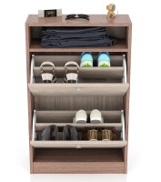 СНЯТО Тумба для обуви С-МД-ТО-02, цвет ясень шимо тёмный/ясень шимо светлый, ШхГхВ 60х25х95 см.