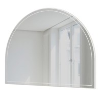 СНЯТО Валенсия Спальня 13.309 Комод + 15.31 Зеркало, цвет ЛДСП белый шагрень/МДФ белый шагрень, ШхГхВ 133,2х38,4х175 см.