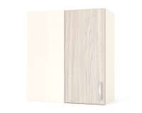 Кухня Мери ШВУ600 Шкаф верхний угловой 60 см., цвет дуб/ясень шимо светлый, ШхГхВ 60х30х67 см., универсальная сборка