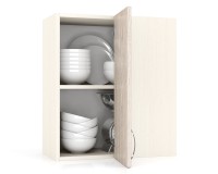 Кухня Мери ШВУ600 Шкаф верхний угловой 60 см., цвет дуб/ясень шимо светлый, ШхГхВ 60х30х67 см., универсальная сборка