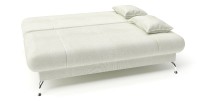 Диван прямой Лион книжка белый велюр