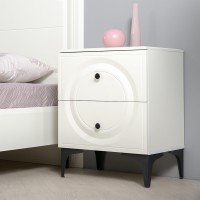 СНЯТО Валенсия Спальня № 01, цвет ЛДСП белый шагрень/МДФ белый шагрень, ортопед есть, сп. м. 1600х2000 мм., б/м