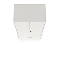 КР100 Уна 13.327 Шкаф для одежды, цвет белый(структура Поры дерева), ШхГхВ 83,8х49,7х205,3 см., два выдвижных ящика