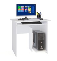 Стол компьютерный Сокол КСТ-21(21.1), цвет белый, ШхГхВ 80х60х74 см.