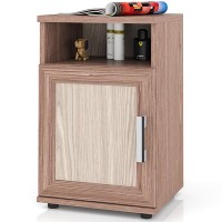 СНЯТО Бонус Тумба прикроватная, цвет ясень шимо светлый/ясень шимо тёмный, ШхГхВ 40х35х66 см. (Тумба прикроватная Бонус), универсальная сборка