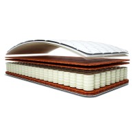 Матрас Спим Все ТИМБЕР 800х1900 мм., 18,5 см., блок Pocket spring, войлок, кокос 20 мм., ткань Жаккард х/б (жёсткий матрас)