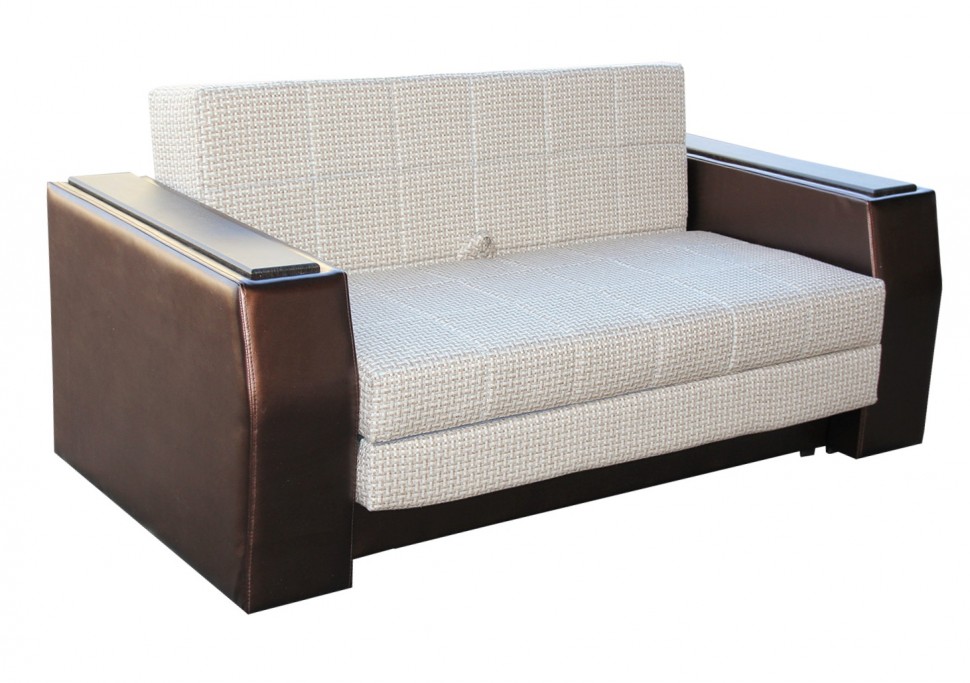 Диван Атлант-мини ЭКО-КОЖА (Белая)