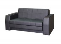 Диван Атлант-мини ЭКО-КОЖА (Черная)