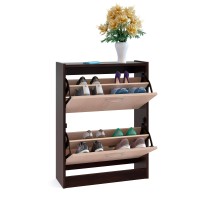 Прихожая Сокол ТО-22 тумба для обуви, цвет дуб венге/белёный дуб, ШхГхВ 60х22х86 см.