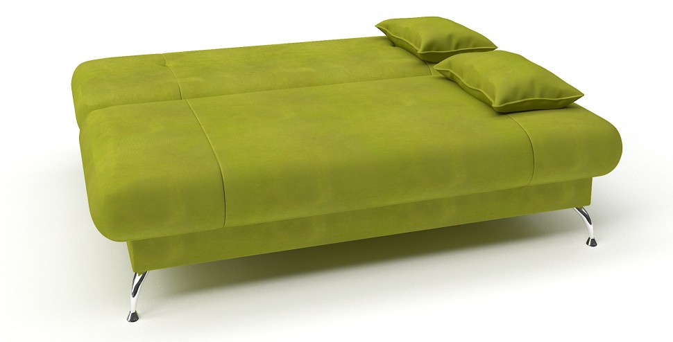 Диван прямой Лион книжка салатовый велюр