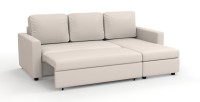 Диван угловой Траумберг экокожа бежевый