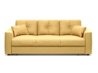 Тулон диван еврокнижка желтый велюр