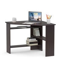 Стол компьютерный Сокол КСТ-02, цвет венге, ШхГхВ 90х90х74 см., НЕ универсальная сборка, стол компьютерный угловой