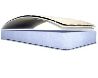 Матрас Спим Все Кода Дуо (беспружинный) 1600х2000 мм., высота 16 см., ППУ 2536, Natural Foam 160 мм., трикот золото