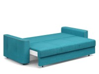 Тулон диван еврокнижка бирюзовый велюр