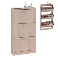 СНЯТО Прихожая Сокол ТО-23 тумба для обуви, цвет белёный дуб, ШхГхВ 60х22х115 см.