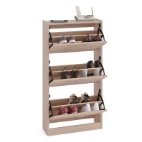 СНЯТО Прихожая Сокол ТО-23 тумба для обуви, цвет белёный дуб, ШхГхВ 60х22х115 см.