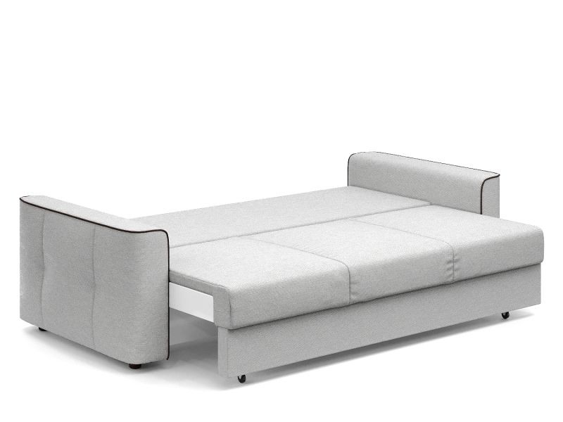 Тулон диван еврокнижка белый велюр