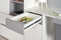 Торонто Компоновка № 13, цвет белый шагрень/стальной серый, ШхГхВ 400х53,1х150 см., универсальная сборка