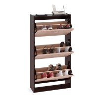 Прихожая Сокол ТО-23 тумба для обуви, цвет дуб венге/белёный дуб, ШхГхВ 60х22х115 см.