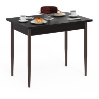 СНЯТО Стол обеденный Темп, цвет венге, ШхГхВ 95х64х74 см., столешница 22 мм., опоры полимерное покрытие цвет шоколад USTTR0003