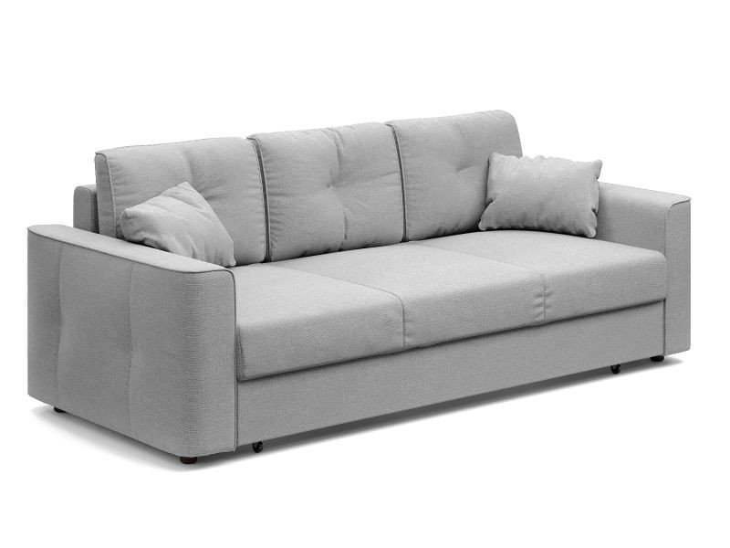 Тулон диван еврокнижка белая рогожка