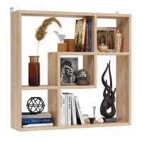 СНЯТО Полка навесная PN-9, цвет дуб сонома, ШхГхВ 66,4х16х63,2 см., универсальная сборка 242PN9S