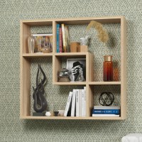 СНЯТО Полка навесная PN-9, цвет дуб сонома, ШхГхВ 66,4х16х63,2 см., универсальная сборка 242PN9S