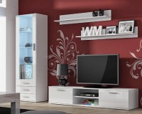 Гостиная Сохо МДФ Белый DM635-6 / Белый Фасадный 0101