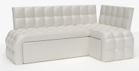 ДИВАН УГЛОВОЙ БРИСТОЛЬ ДЕЛЬФИН СО СПАЛЬНЫМ МЕСТОМ БЕЛАЯ ЭКОКОЖА