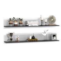 Сидней 16.486 Полка 2 штуки, цвет белый/чёрный, ШхГхВ размер каждой полки в отдельности: 129,9х21,6х24 см.