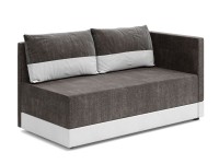 Никас кушетка коричневая рогожка