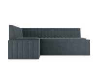 Вермут Левый угол (Велюр серо-синий HB-178 26) 193х82х113 см