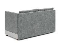 Никас кушетка серый велюр