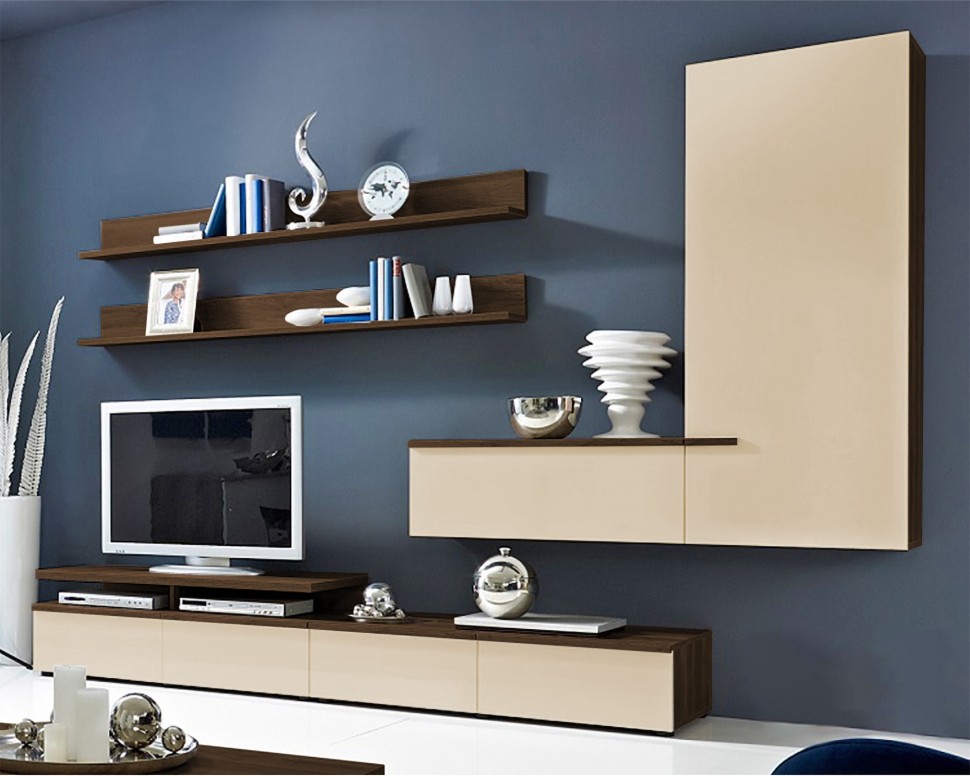 Гостиная Джеки Бежевый 0522 / Венге 0854