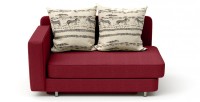 Никас кушетка красный велюр