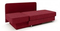 Никас кушетка красный велюр