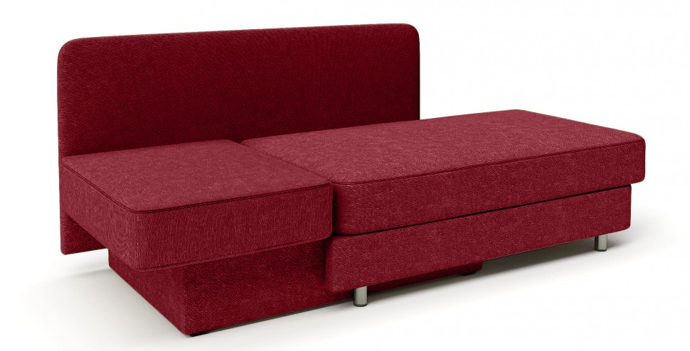Никас кушетка красный велюр