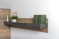 Трувор 13.70 Тумба под ТВ + 13.307.01 Комод + 15.60 Полка, цвет дуб гранж песочный/интра, ШхГхВ 258,8х45,4х195 см., универсальная сборка