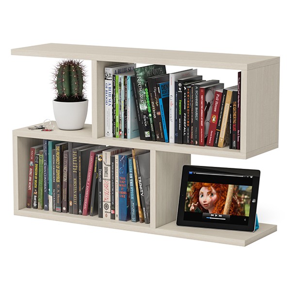 СНЯТО Полка книжная С-МД-КН05, цвет дуб, ШхГхВ 80х22х52 см.