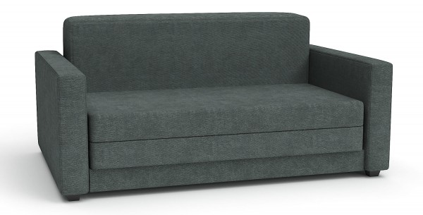 Диван прямой Берг (Гольф) аккордеон-евро серый велюр