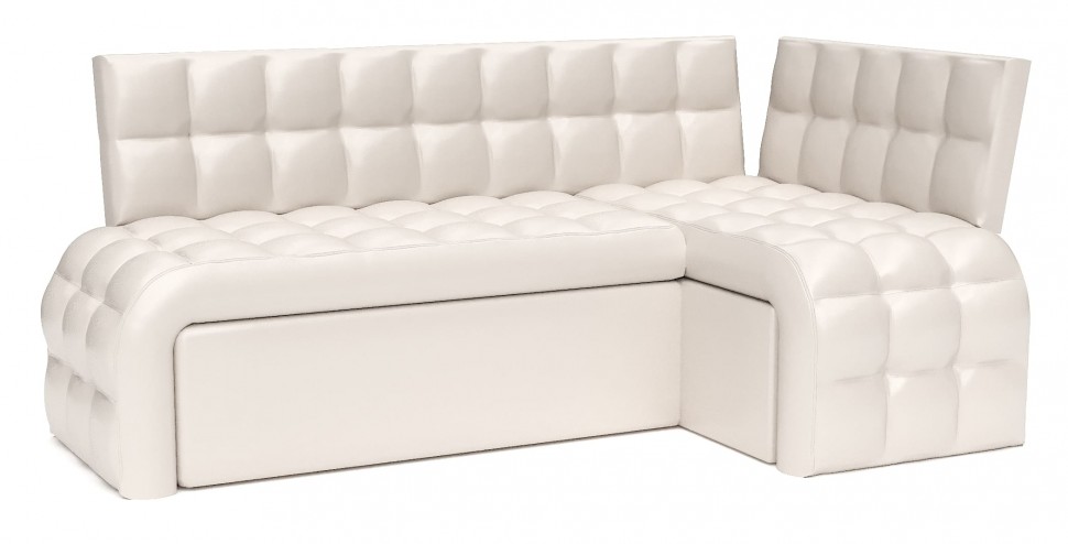 ДИВАН УГЛОВОЙ БРИСТОЛЬ ДЕЛЬФИН СО СПАЛЬНЫМ МЕСТОМ БЕЖЕВАЯ ЭКОКОЖА