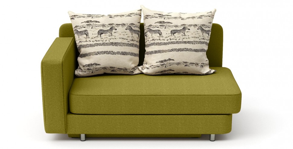 Никас кушетка зеленый велюр