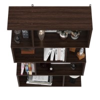 СНЯТО Полка навесная PN-10, цвет венге, ШхГхВ 75х25х125 см., универсальная сборка 253PN10V