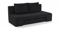 Диван прямой Сан Ремо Делюкс еврокнижка черный велюр
